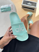 Kit Alo Slide + Tiara - Verde água