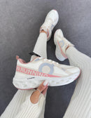 Tênis on cloud running cloudtec - Branco/Rose