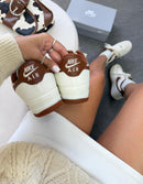 Nike Air force F1 Premium - Off/White/Castanho
