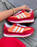Adidas SL 72 Premium Couro - Vermelho/Laranja