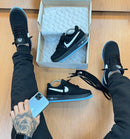 Air Force F1 - Preto/Celeste