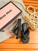 Chinelo Corrente Miu Miu
