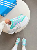 Adidas 4D Premium - Branco/Verde/Lilás