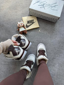 Bota Air Jordan 4 - off/marrom