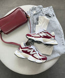 New Balance 9060 Premium - Branco/ Marsala