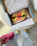 Adidas SL 72 Premium Couro - Amarelo/Pink