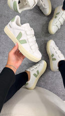 Tênis Vert Velcro - Branco/Verde