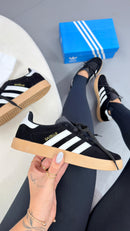 Adidas Gazelle Indoor - Preto/Branco