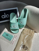 Kit Alo Slide + Tiara - Verde água