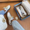 Adidas Samba OG - Branco/Ouro