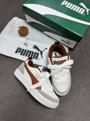 Puma Park Branco/ Caramelo