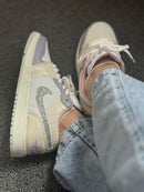 Nike Jordan Low Luxo - Off/Lilás