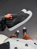 Slip on - Preto/branco