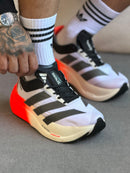 Adidas Adizero Dropset Elite - Branco/Preto/Laranja