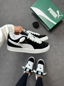 Puma Suede Camurça Branco/Preto
