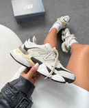 New Balance 9060 Premium - Bege/Cinza/Cafe