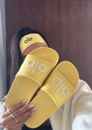Kit Alo Slide + Tiara - Amarelo