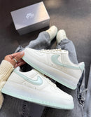 NiKe Air force F1 Luxo - off/white/verde
