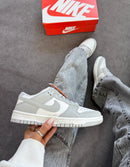 Nike Dunk low pro luxo - cinza/branco