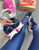 Nike Vomero 18 - Azul c/Rosa