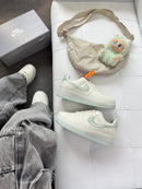 NiKe Air force F1 Luxo - off/white/verde