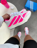 Adidas Adizero Adios Pro 4 Básico - Branco/pink