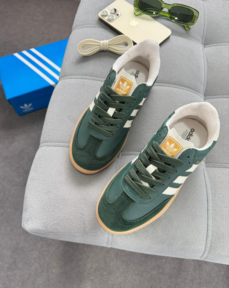 Adidas Samba OG sintético - Verde/off