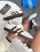 Sapatilha Adidas Samba Jane - Off/Café
