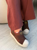 Adidas Slip On Calce Fácil - Café