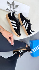 Adidas Gazelle Indoor - Preto/Branco