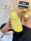 Kit Alo Slide + Tiara - Amarelo