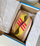 Adidas SL 72 Premium Couro - Amarelo/Pink