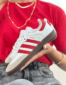 Adidas Samba OG - Branco/Vermelho