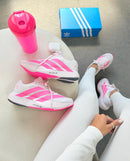 Adidas Adizero Evo SL Premium - Branco/Rosa pink