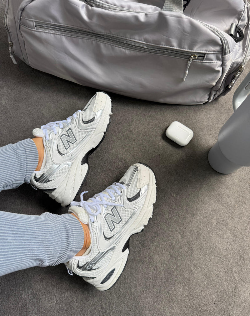 New balance 530 -  Branco/ chumbo