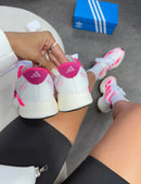 Adidas Adizero Adios Pro 4 Básico - Branco/pink