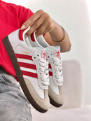Adidas Samba OG - Branco/Vermelho