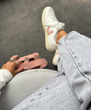 Veja V-10 - Branco/Nude