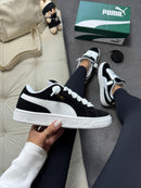 Puma Suede Camurça Branco/Preto