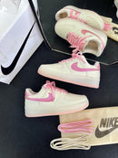 Nike air force luxo - Branco/Rosa