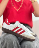 Adidas Samba OG - Branco/Vermelho
