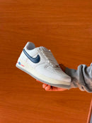 Nike Air Force Premium - Branco/Marinho