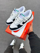 NiKe Dunk Low Pro Luxo - Branco/Preto/Cinza