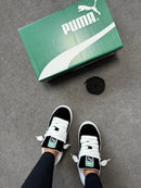 Puma Suede Camurça Branco/Preto