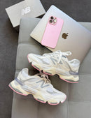 New Balance 9060 L. Premium - Branco/Cinza/Rosa