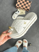 Papete confort Louis Vuitton luxo - Branco