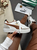 Puma Park Branco/ Caramelo