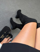 Bota Over Rasteira Cano Longo