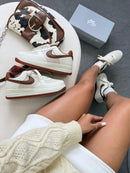 Nike Air force F1 Premium - Off/White/Castanho