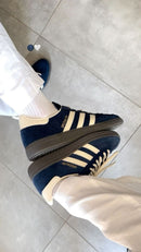 Adidas Spezial ( em couro ) - Marinho/celeste